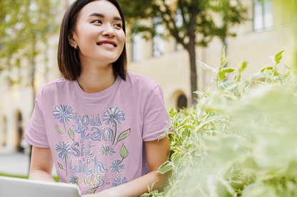 You Can Sit with Us - Women's Relaxed T-Shirt